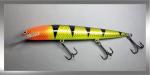 Karikko XXL Wobbler, Farbe: Orange Head Perch 158, Länge: 24 cm, schwimmend, von Suomen Uistin The Finnish Lure Company (Jarmo Rapala)